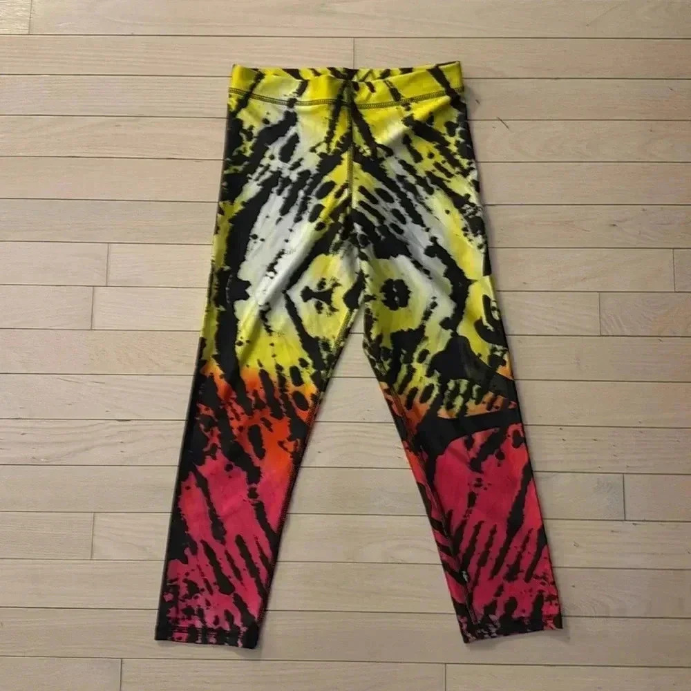 SOULCYCLE Zara Terez Pants Explosion Fitted Fitness Tights Size Large - Picture 1 of 3